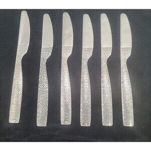 Alessi Dressed Knives by Marcel Wanders Stainless Steel Silver Set of 6